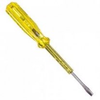 Отвертка индик желтая ручка 190мм